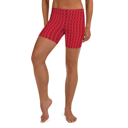 Women Red Booty Shorts