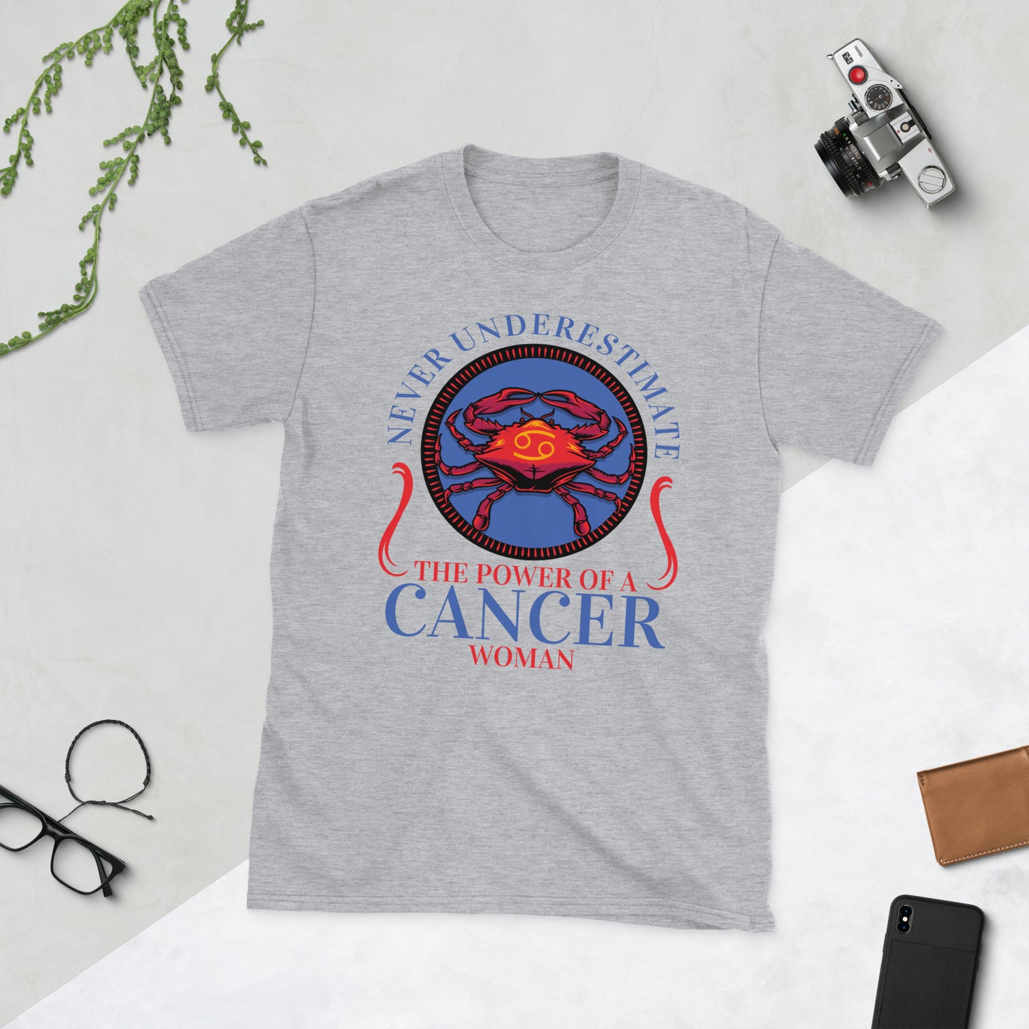 Women Cancer Zodiac T Shirts