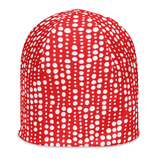 Red Polkadot Beanie