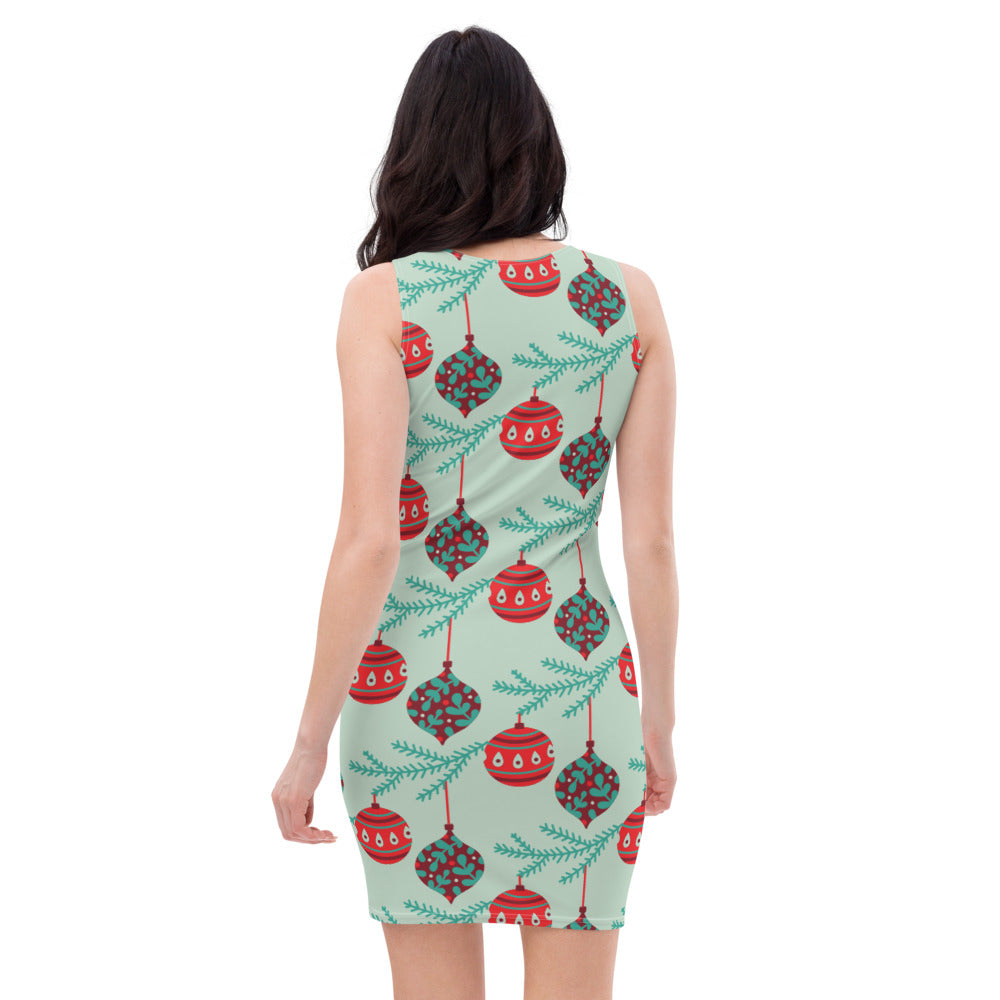 Women Christmas Bell Sublimation Dress