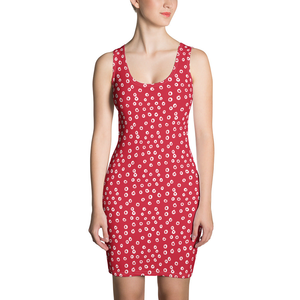 Women Red Love Dress