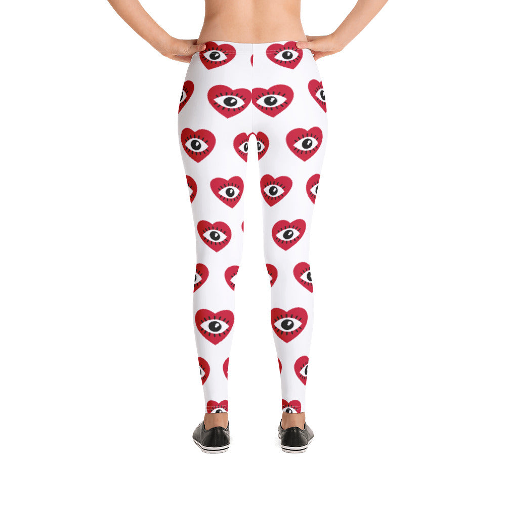 Women Love Eye Leggings