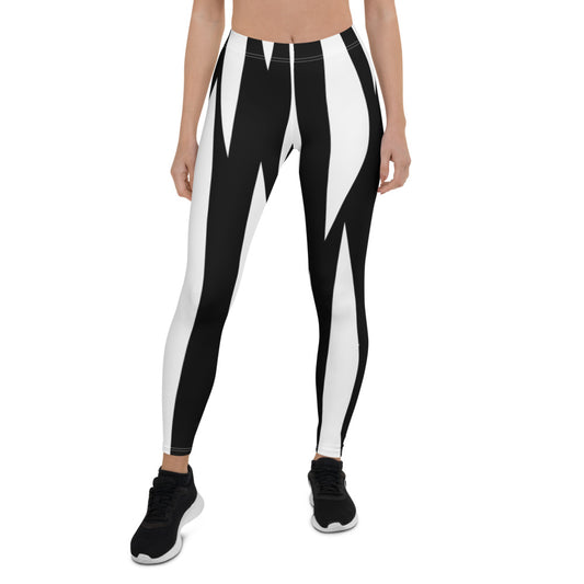 Women Zebra Striped Leggings