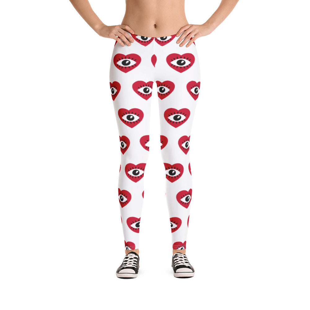 Women Love Eye Leggings