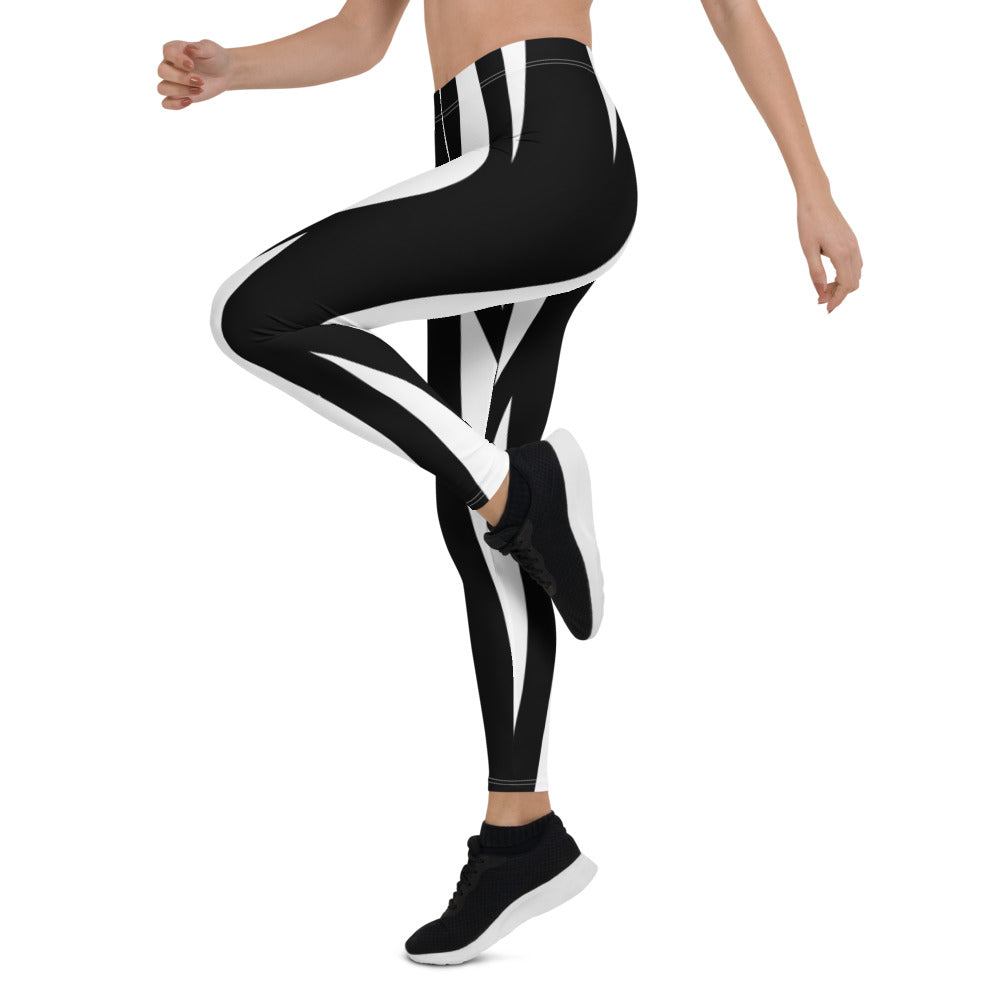 Women Zebra Striped Leggings