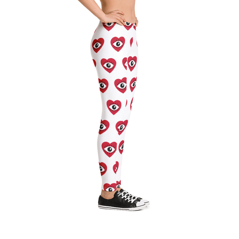 Women Love Eye Leggings