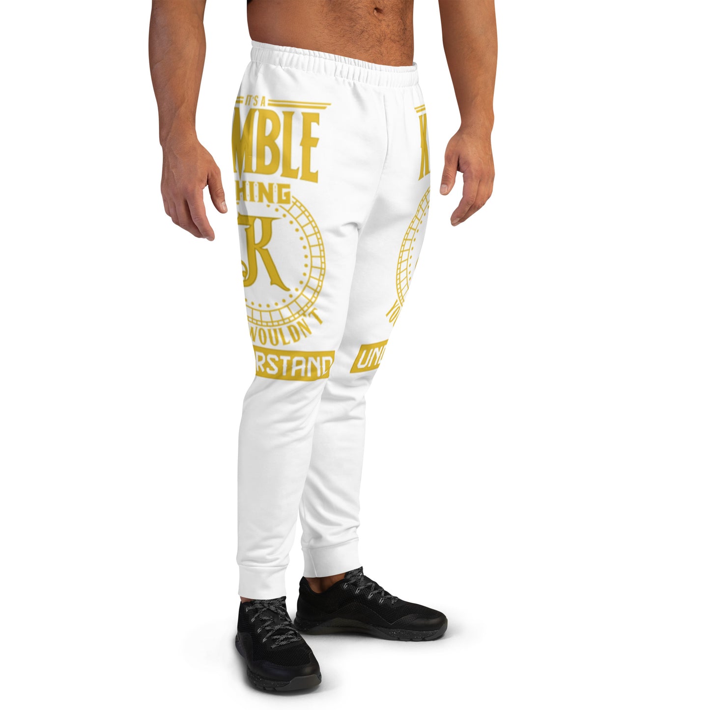 Men White Kimble Thing Joggers