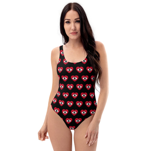 Women Love Eye One Piece Swimsuit