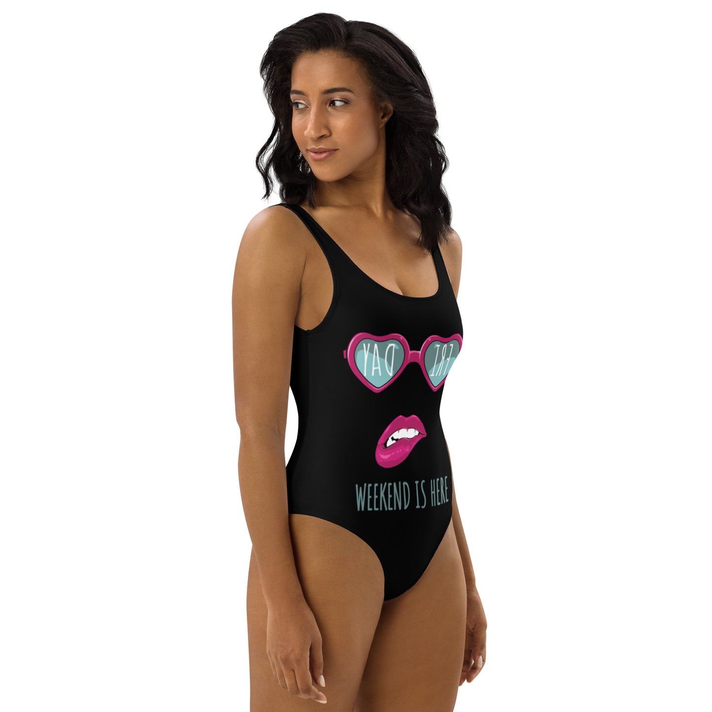 Weekend Is Here One Piece Swimsuit