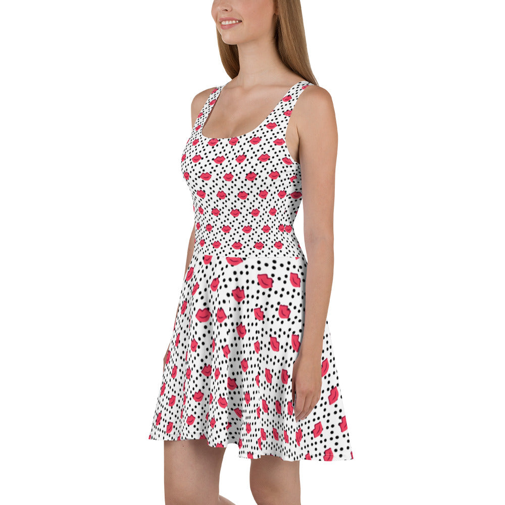 Women Kiss Skater Dress