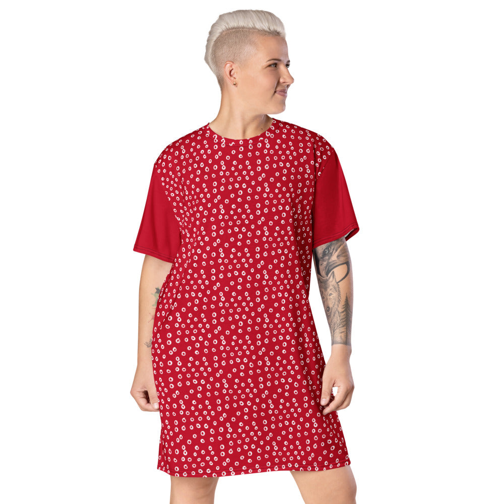 Women Kiss T Shirt Dress