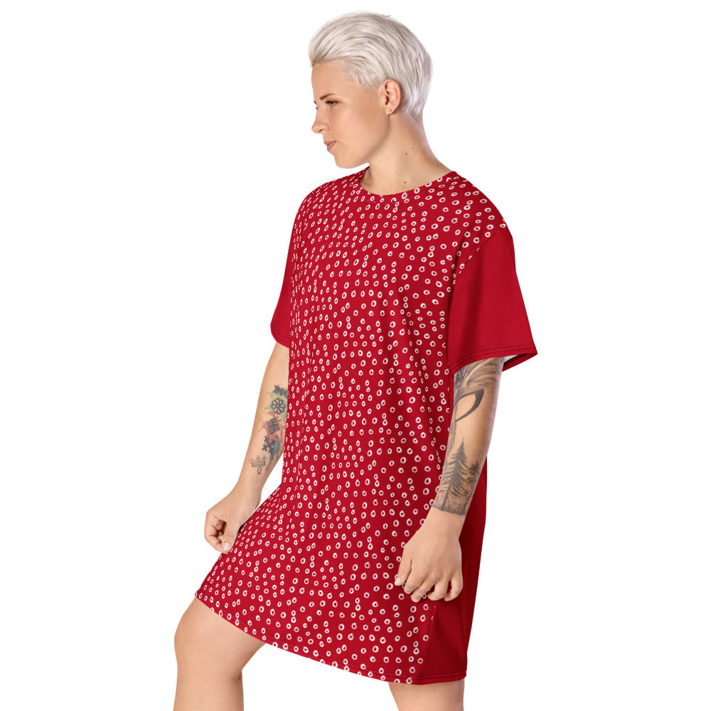 Women Kiss T Shirt Dress