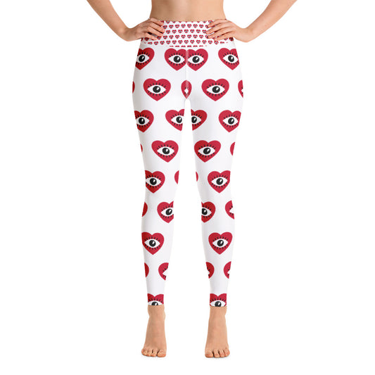 Women Love Eye Yoga Leggings