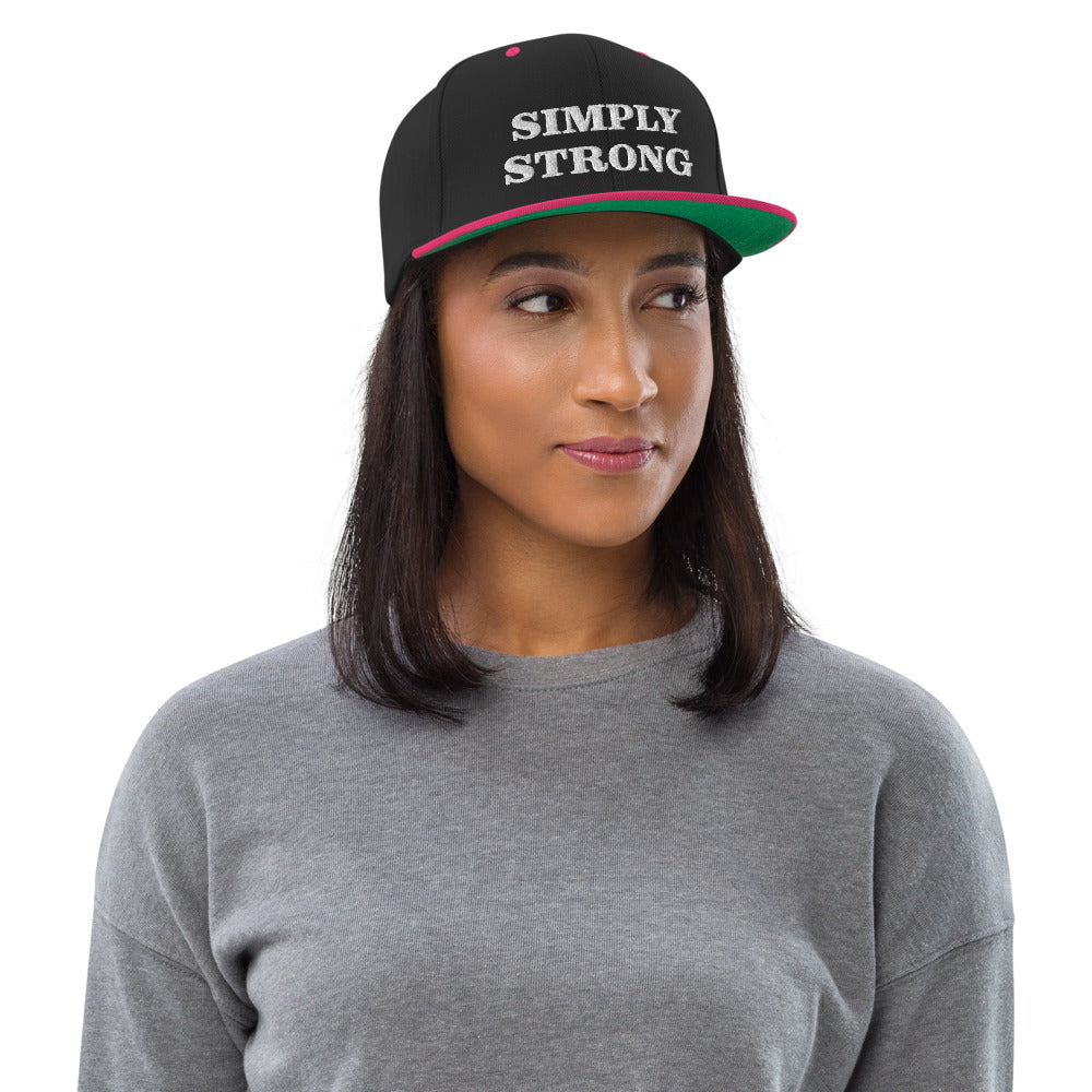 Women Simply Strong Snapback Hats