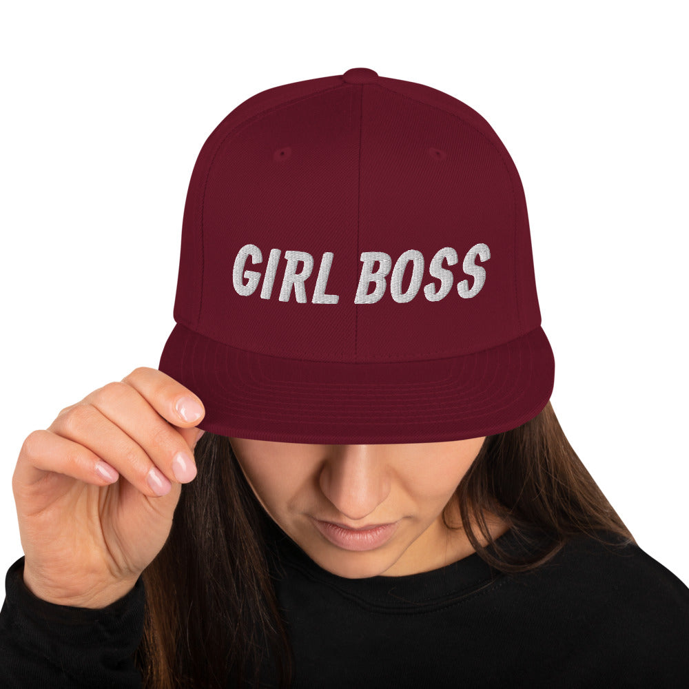 Women Girl Boss Snapback Hats