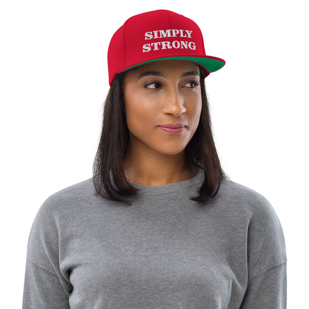 Women Simply Strong Snapback Hats