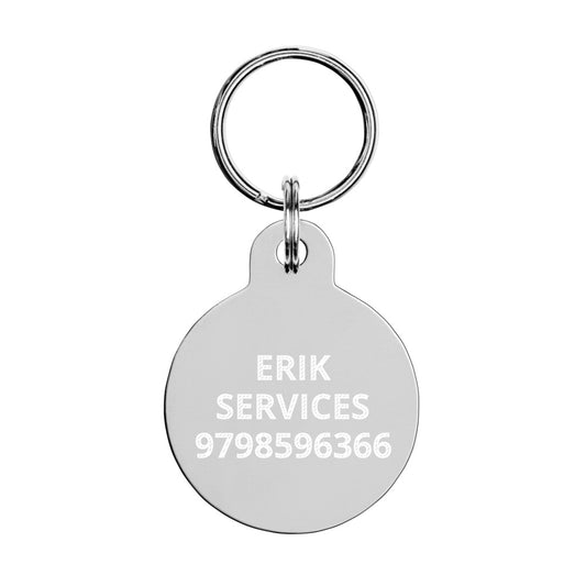 Erik Services Engraved Key Chain