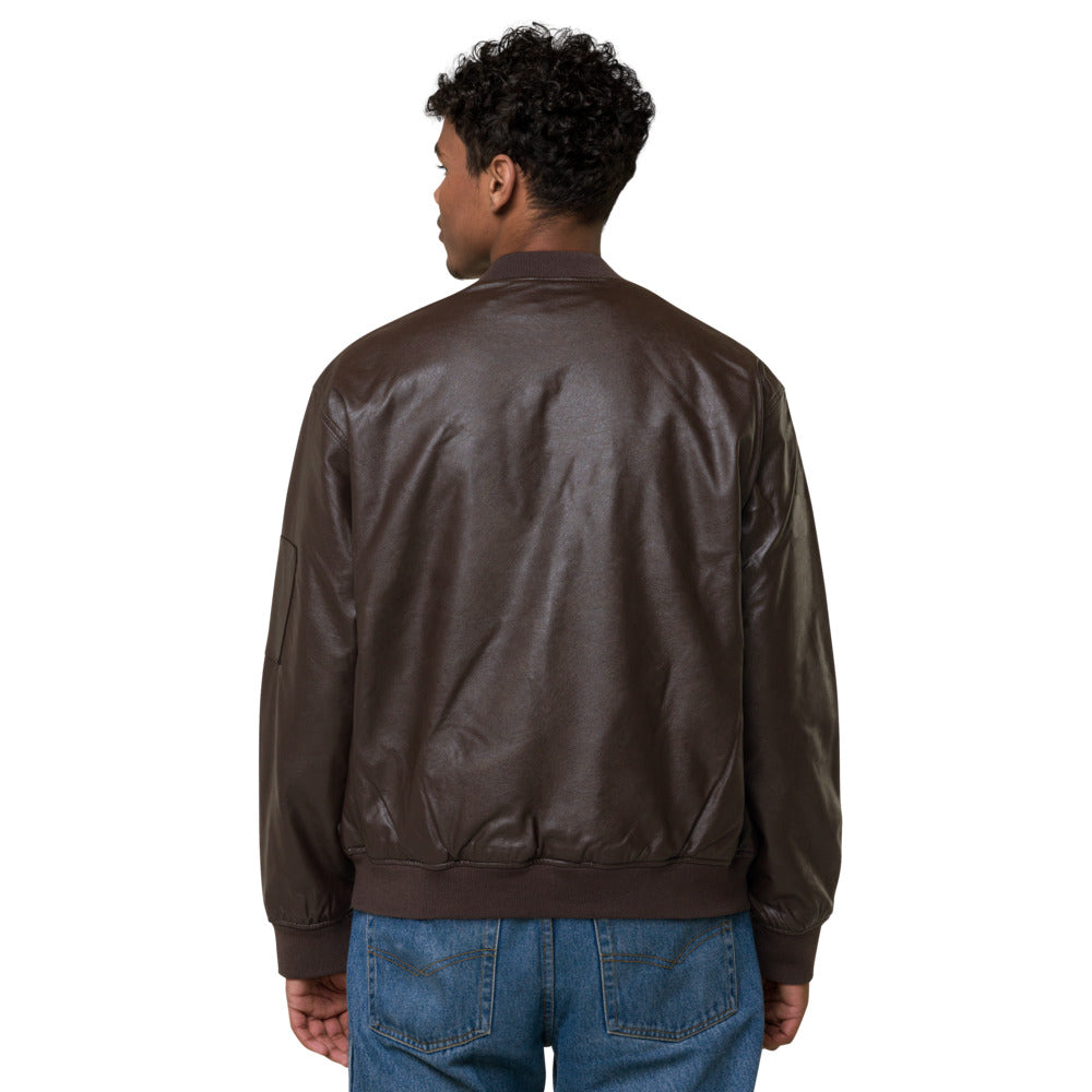 Boss Leather Bomber Jackets