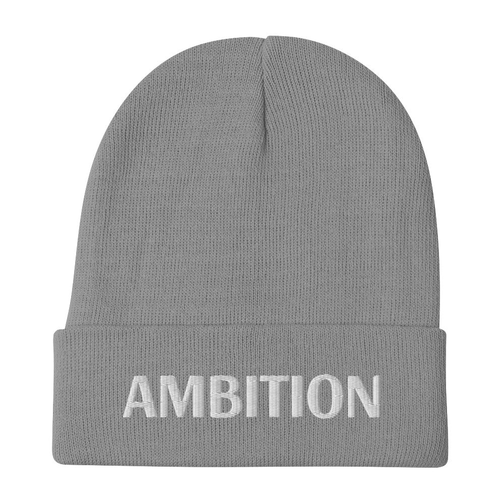 Ambition Embroidered Beanie