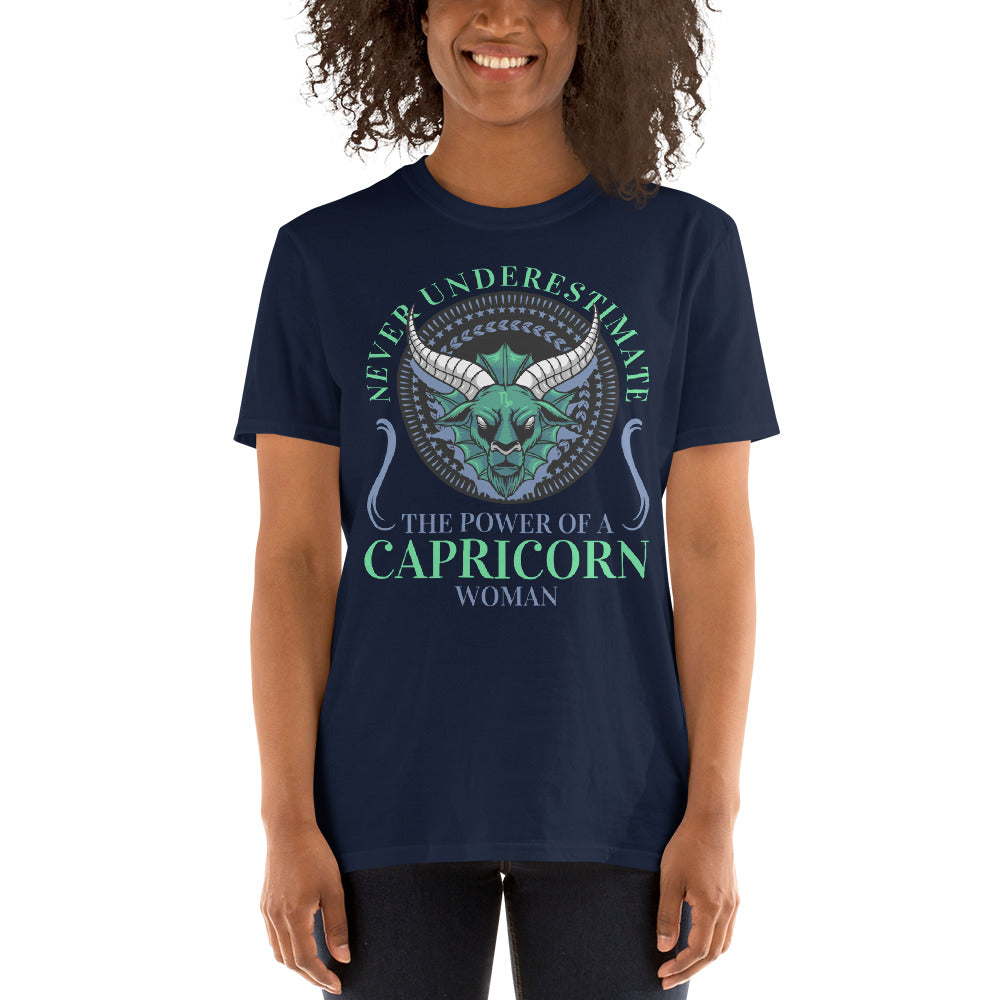 Women Capricorn Zodiac T Shirts