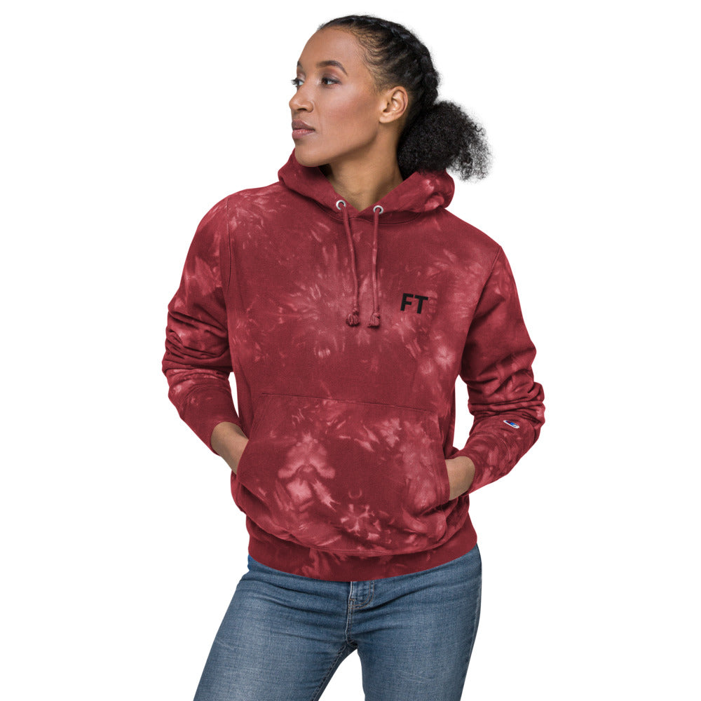 Women Berry Champion Tie-Dye Hoodie