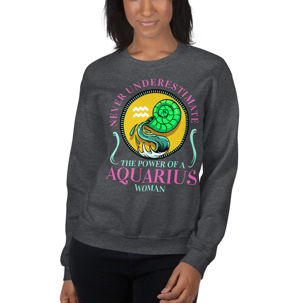 Women Aquarius Zodiac Sweatshirts