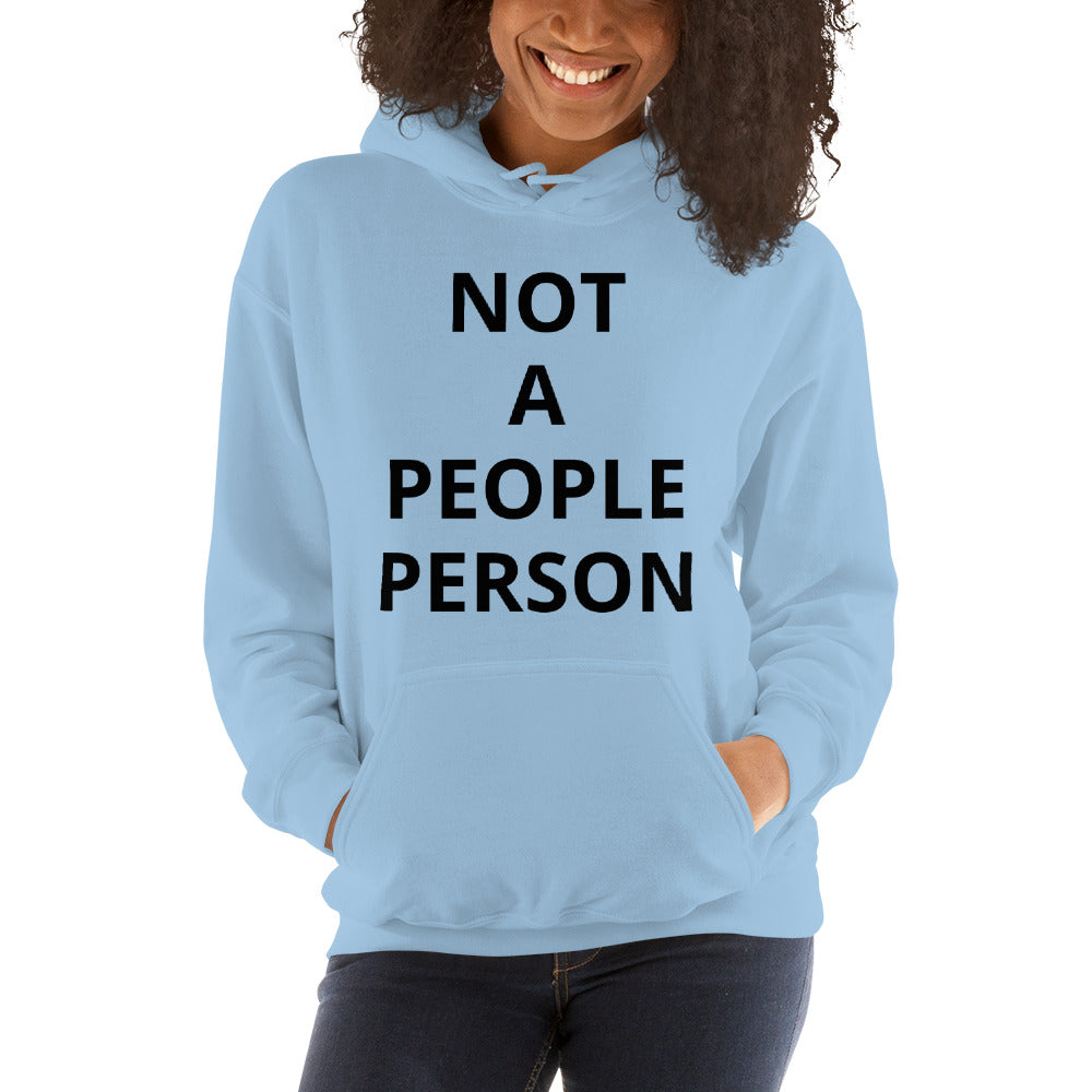 Women Not A People Person Hoodie