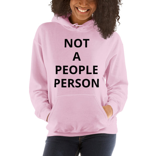 Women Not A People Person Hoodie