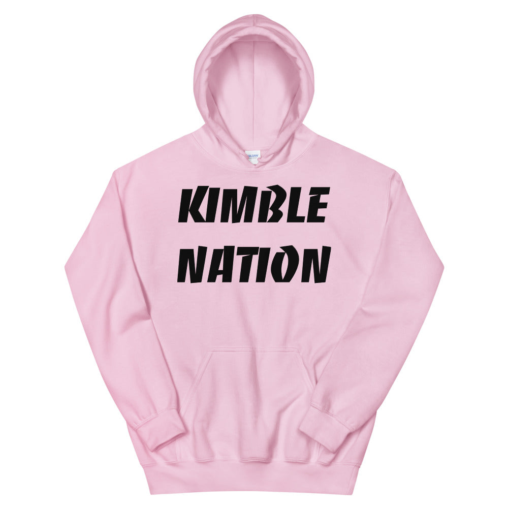 Pink And White Kimble Nation Unisex Hoodie