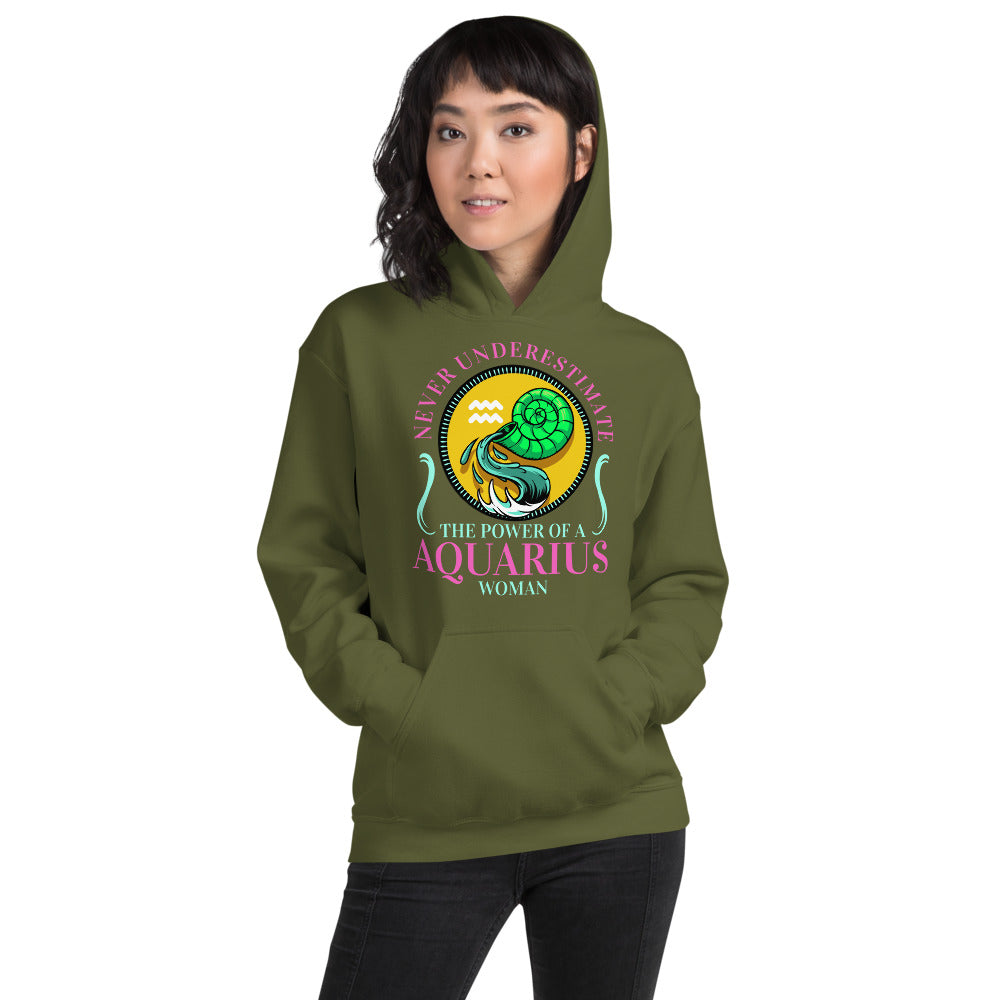 Women Aquarius Zodiac Hoodies