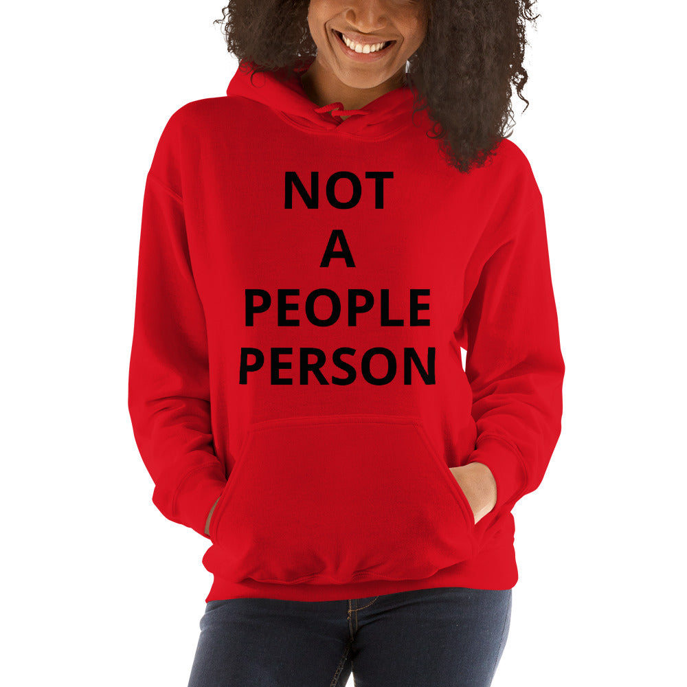 Women Not A People Person Hoodie