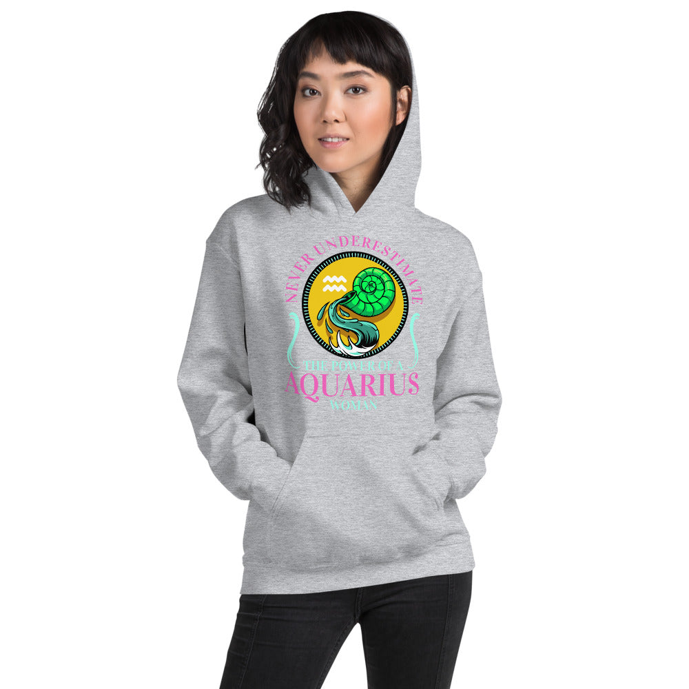 Women Aquarius Zodiac Hoodies