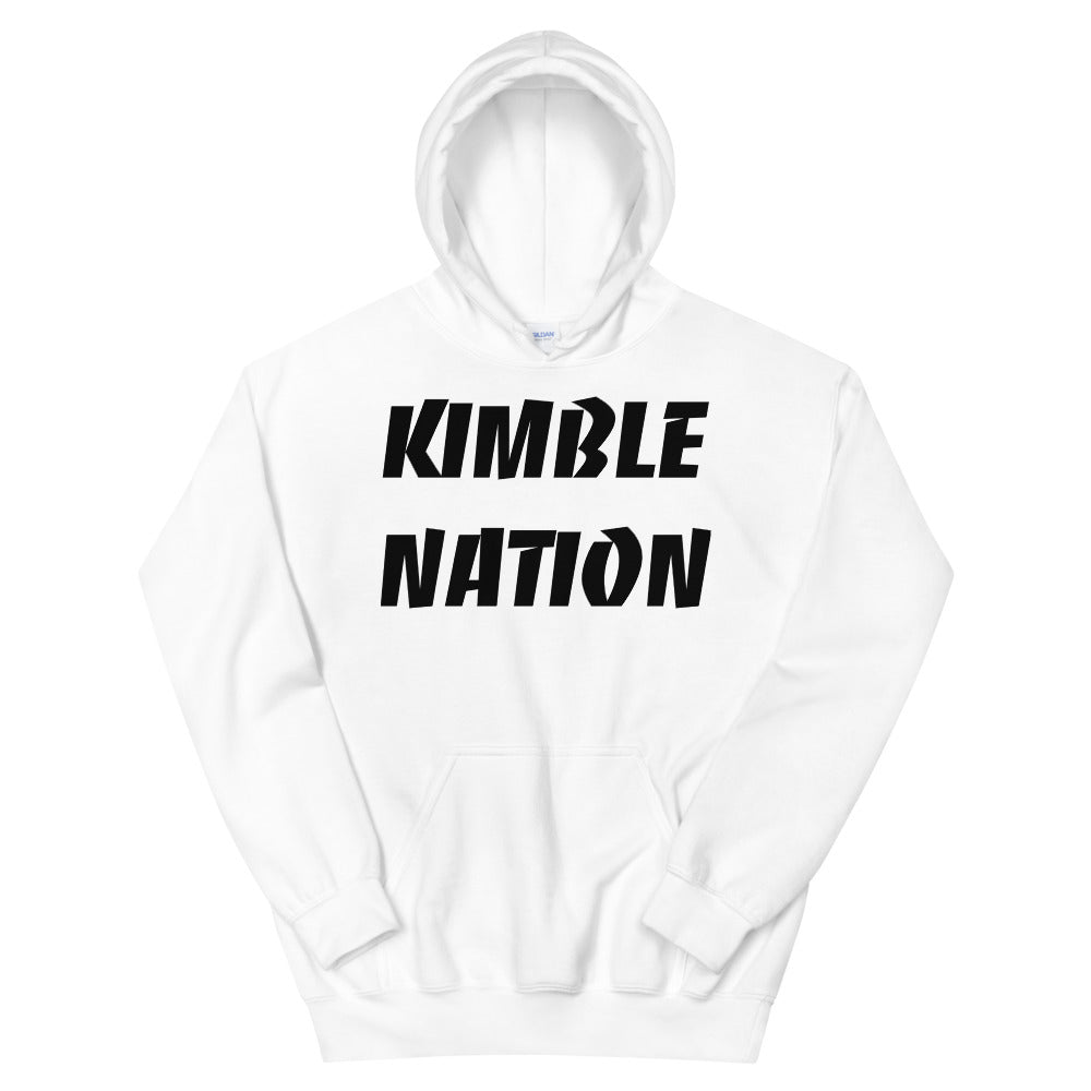 Pink And White Kimble Nation Unisex Hoodie