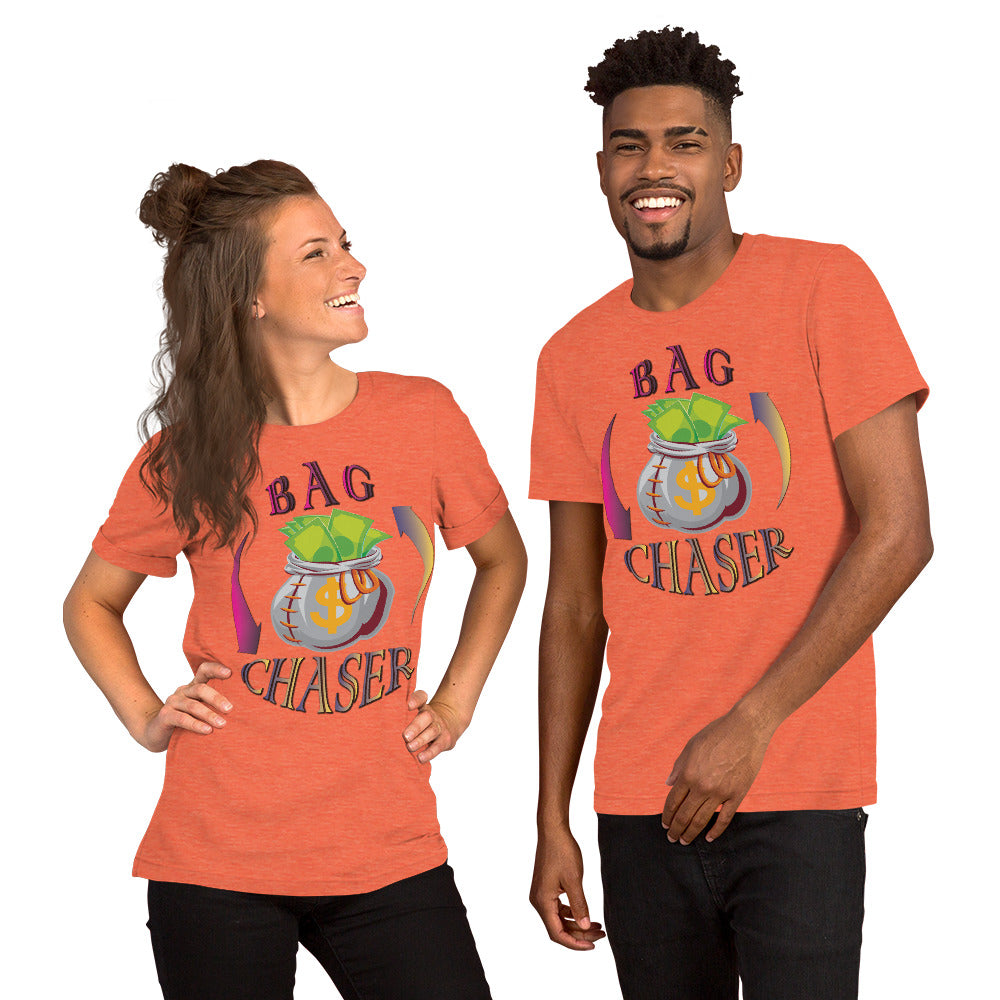 Bag Chaser Platinum Unisex T Shirts