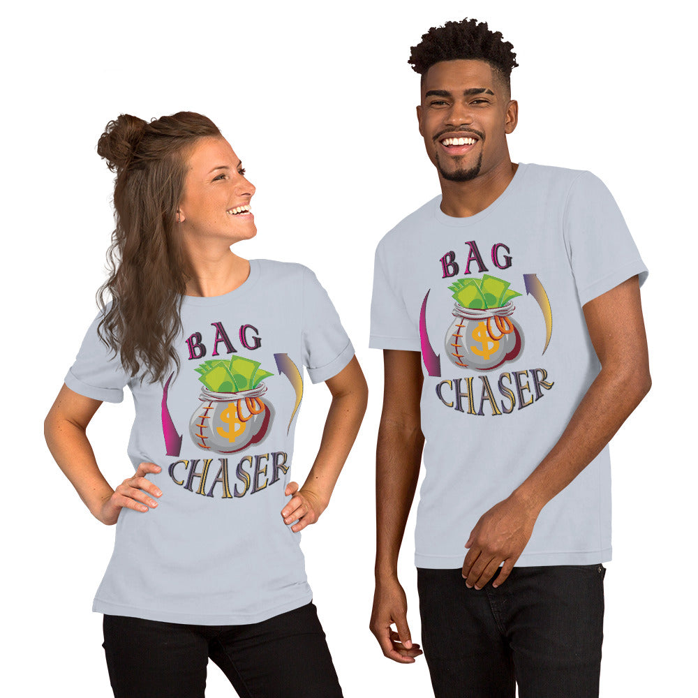 Bag Chaser Platinum Unisex T Shirts