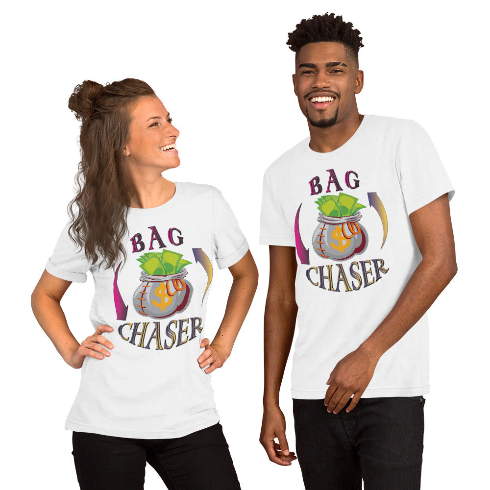 Bag Chaser Platinum Unisex T Shirts